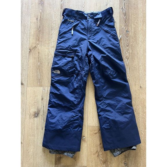 The North Face Snow Pants Mens Hyvent Blue Size Small adjustable waiste air vent - Picture 1 of 3